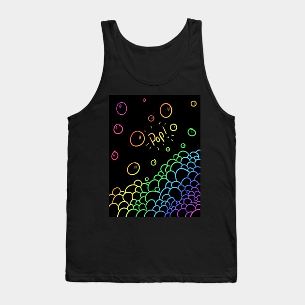 scratch art bubbles! Tank Top by goblinbabe